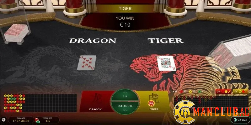 Cách tính điểm của Dragon Tiger Manclub